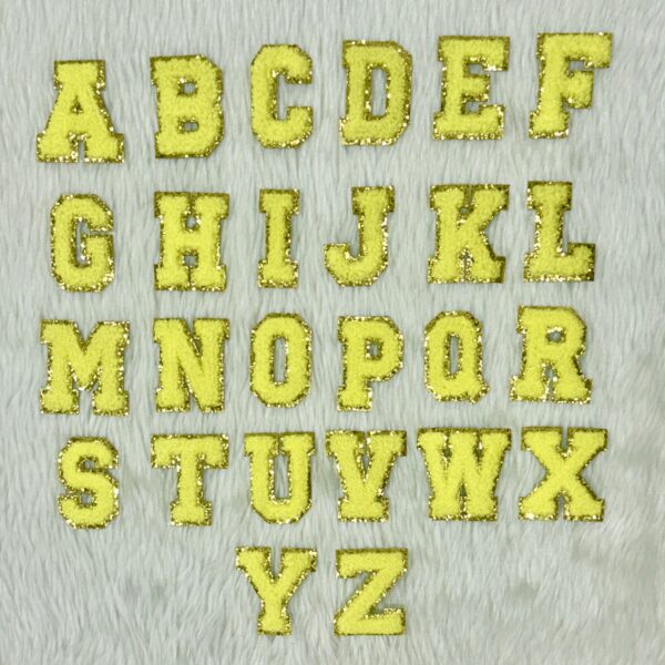 Iron-On Alphabet Patches – Custom Embroidered Letters for Jackets, Bags & Clothes - Image 12