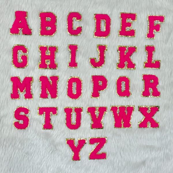 Iron-On Alphabet Patches – Custom Embroidered Letters for Jackets, Bags & Clothes - Image 11