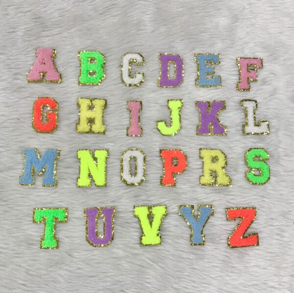 Iron-On Alphabet Patches – Custom Embroidered Letters for Jackets, Bags & Clothes - Image 2