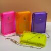 Clear Jelly Phone Sling Bag – Lightweight Clear Crossbody Purse