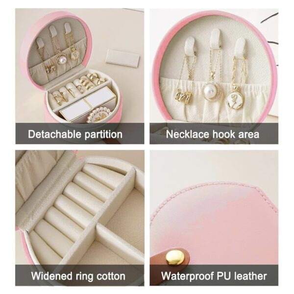 Customizable Semi-Circle Jewellery box Mini - Image 6