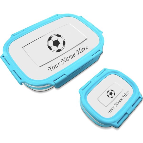 Personalized Engraved Stainless Steel Lunch Box with Cutlery & Inner Box