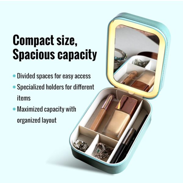 Smart Makeup Box with Mirror – Your Portable Vanity on the Go! - Image 6