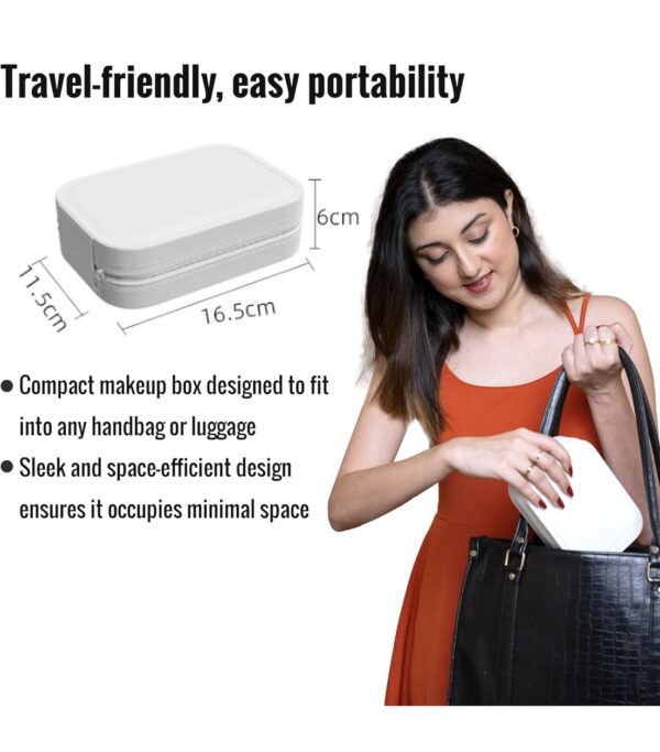 Smart Makeup Box with Mirror – Your Portable Vanity on the Go! - Image 5