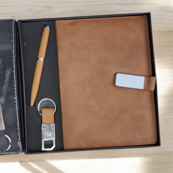 Executive Gift Set – Custom Engraved Pen, Diary & Keychain - Image 2